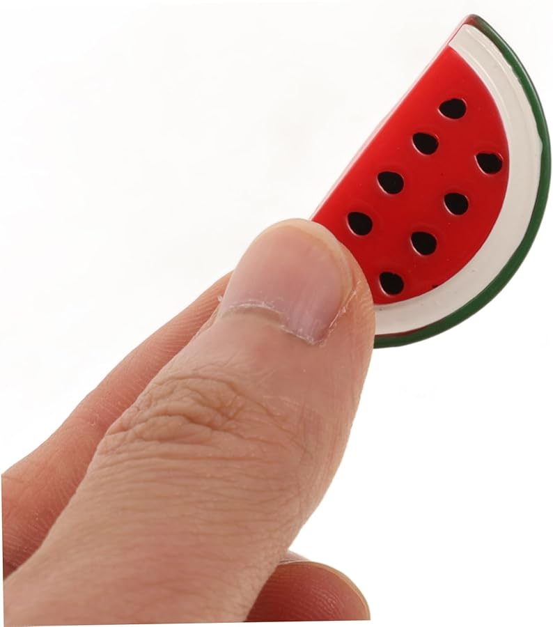 Minkissy 20 Pcs Miniature Watermelon Slice Charms For Crafts Phone Case Decoration 2 Pack - Image 3